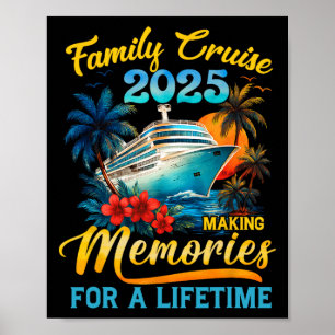 Gezamilyke Cruise 2025 Zomer Vakantie Familie Reün Poster