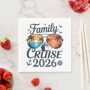 Gezamilyke Cruise 2026 Zomer Vakantie Servet