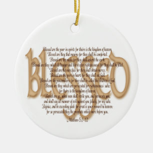 Gezegd - Beatitudes Keramisch Ornament