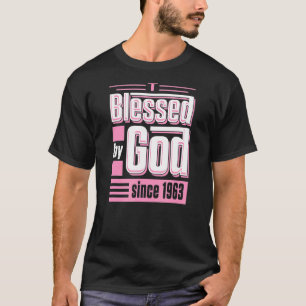 Gezegd door God sinds 1963 Christelijke Tharek Bir T-shirt