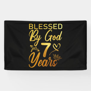Gezegd door God voor 70 jaar 70ste verjaardag Fait Spandoek