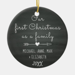 Gezegd door Goedkeuring Eerste Kerstmis, Foster Ca Keramisch Ornament