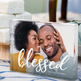 Gezegd Manuscript met het Blok van de Foto van de