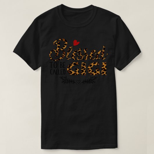Gezegd om Gigi Leopard Print te noemen T-shirt (Design voorkant)