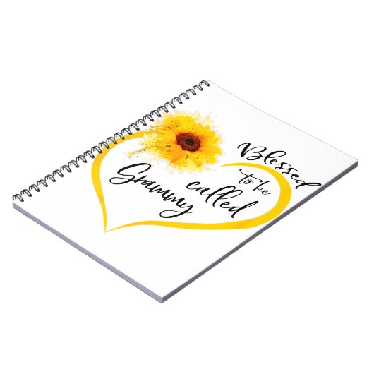 Gezegd om grammatisch zonnebloemkorrels te worden notitieboek (Linkerzijde)