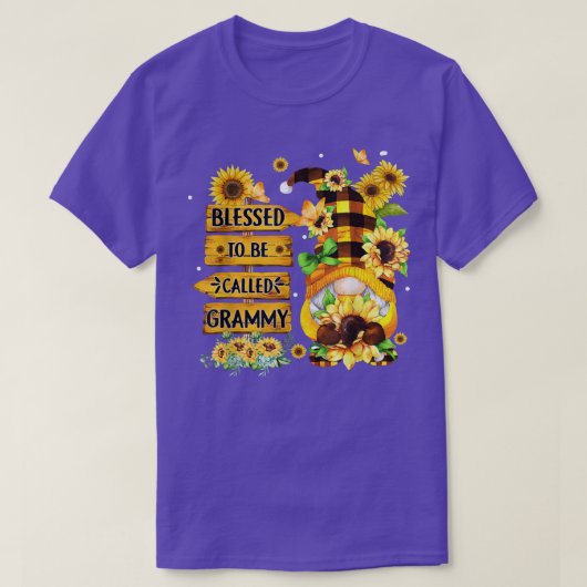 Gezegd om Grammy Herfst Gnome Sunflower te worden T-shirt (Design voorkant)