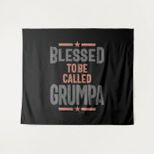 Gezegd om Grumpa te worden genoemd | Grootvader Wandkleed (Voorkant (horizontaal))