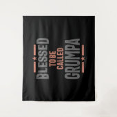 Gezegd om Grumpa te worden genoemd | Grootvader Wandkleed (Voorkant)