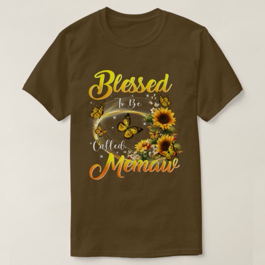 Gezegd om Memaw Sunflower Lovers Grand te heten T-shirt (Design voorkant)