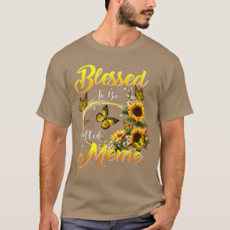 Gezegd om Meme Sunflower Lovers Grandm te noemen T-shirt