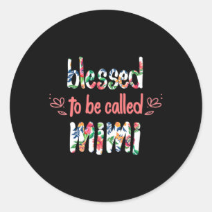 Gezegd om Mimi Moederdag te worden genoemd Ronde Sticker