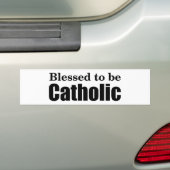 Gezegd tot katholiek bumpersticker (Op auto)