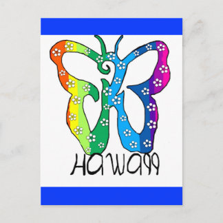 Gezegde Butterfly Hawaii Briefkaart