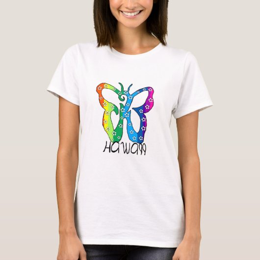 Gezegde Butterfly Hawaii T-shirt (Voorkant)