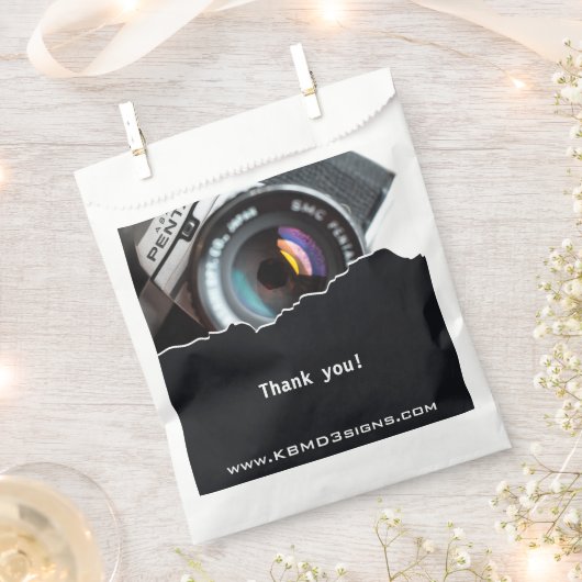 Gezegde Dank u zwart wit fotograaf Bedankzakje (Geknipt)