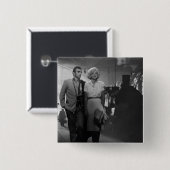 Gezegde Farewell Vierkante Button 5,1 Cm (Voorkant /achterkant)