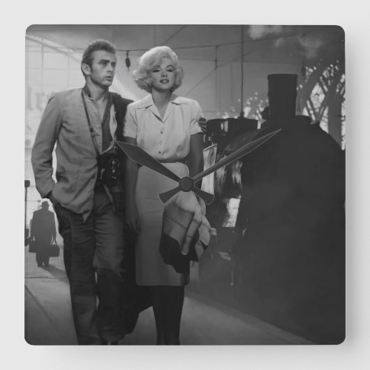 Gezegde Farewell Vierkante Klok (Voorkant)