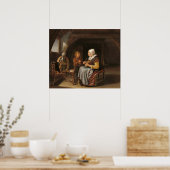Gezegde Grace - Frans van Mieris Fine Art Poster (Keuken)