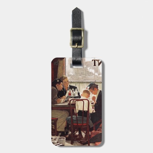 Gezegde Grace van Norman Rockwell Bagagelabel (Voorkant verticaal)