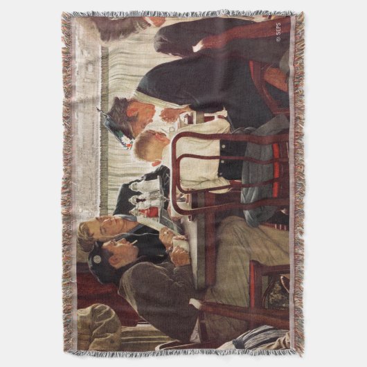 Gezegde Grace van Norman Rockwell Deken (Voorkant Verticaal)