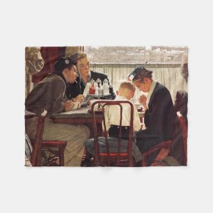 Gezegde Grace van Norman Rockwell Fleece Deken