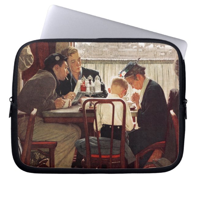 Gezegde Grace van Norman Rockwell Laptop Sleeve (Voorkant)