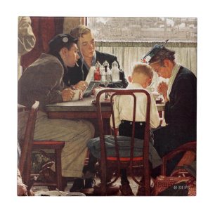 Gezegde Grace van Norman Rockwell Tegeltje
