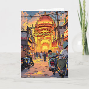 Gezegde Hallo uit India Kolkata Kaart