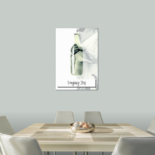 Gezegde Ja, bruid & bruidegom, aangepaste trouwfot Poster