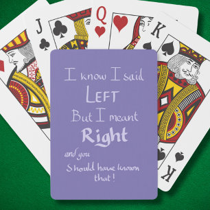 Gezegde Links Grappig Rijden Argument Stelling Paa Pokerkaarten