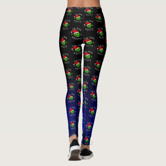 Gezegde met kerstbal leggings (Achterkant)