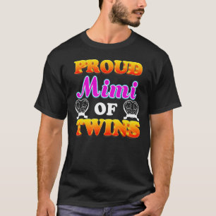 Gezegde op moederdag bracht mimi van tweelingen t-shirt