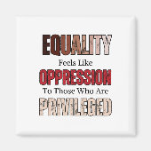 Gezegde tegen racisme en rassengelijkheid magneet (Voorkant)