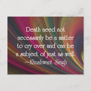 Gezegde Vaarwel met Humor en Jest Briefkaart