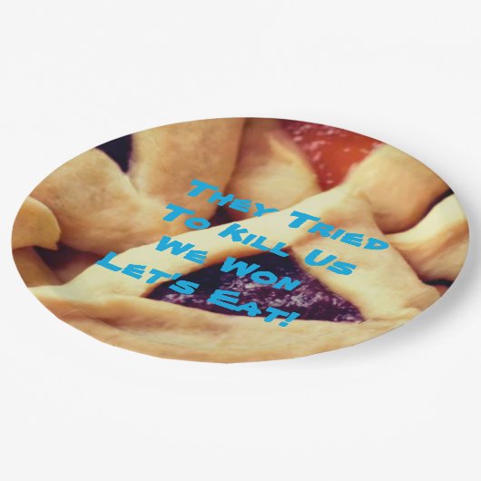 Gezegde van Purim Party Jewish Funny Papieren Bordje (Gekanteld)