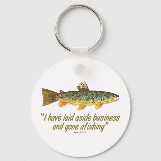 Gezegde van vissers sleutelhanger (Voorkant)