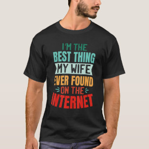gezegde Vrouw Internet Papa Vaderdag T-shirt