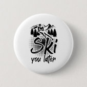 Gezegden | Ski apres-ski wintergeschenken Ronde Button 5,7 Cm (Voorkant)
