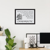 Gezegden voor chiropractische aanpassing poster (Thuiskantoor)