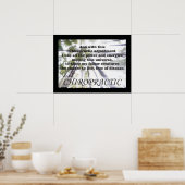 Gezegden voor chiropractische aanpassingen poster (Keuken)