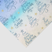 Gezegden voor kerstfeestdagen tissuepapier (Detail)