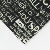 Gezegden voor positieve verering Collage Fleece Bl (Hoek)