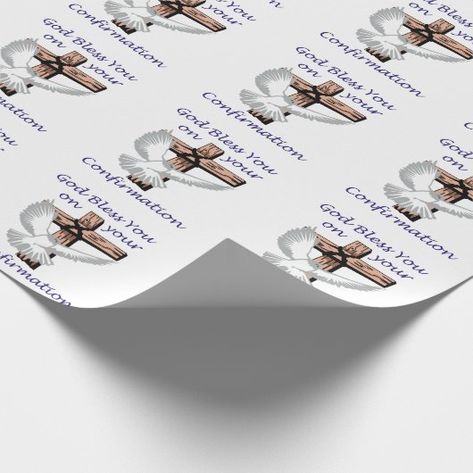 Gezegelde bevestiging cadeaupapier (Hoek)