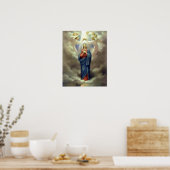 Gezegelde Mary print (Keuken)