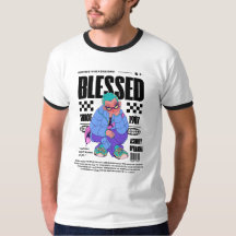 Gezegelde T-Shirt