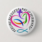 Gezegend Betaal het Voorwaarts Button (Voorkant)