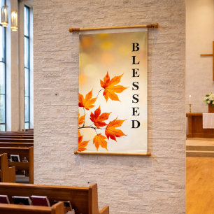 Gezegend buiten het seizoen spandoek