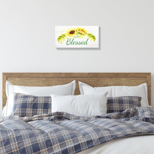 Gezegend Canvas Afdruk (Insitu (Slaapkamer))
