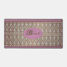 Gezegend! Chocolade/Bessen Bureaumat - Bessen