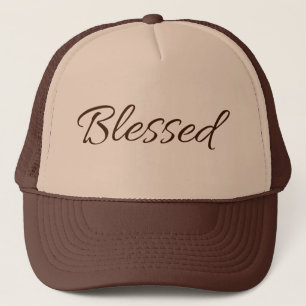 "Gezegend" Christelijk geloof gebaseerd Trucker Pet